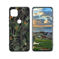 Tamno-tropska-Botanička-Rajska-cvjetna futrola za telefon, Deginirana za Motorola G 5G futrolu za muškarce