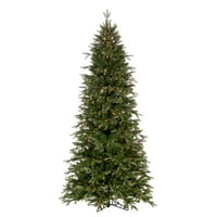 Vickerman 7,5 '44 Douglas fir Jela umjetna tanka svjetirana božićna stablo, topli bijeli niskonaponski