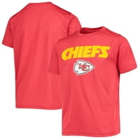 Mladi Heathered Red Kansas City Chiefs Logo T-Shirt