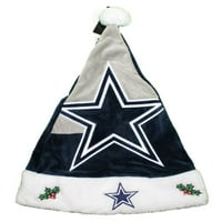 Dallas Cowboys NFL Osnovni Logo pliš Božić Santa šešir