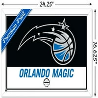 Orlando Magic - Logo zidni poster, 14.725 22.375