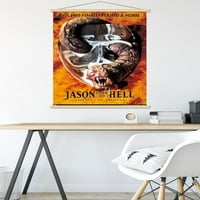Petak 13.: Jason ide u pakao - jedan zidni poster sa drvenim magnetnim okvirom, 22.375 34