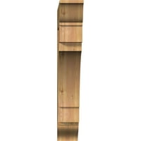 Ekena Millwork 6 W 32 D 38 H Merced Tradicionalni grubi rezani nosač, zapadni crveni kedar