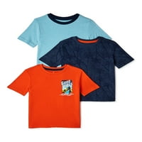 Deca Iz Garanimals Little Boys Majice Sa Više Paketa, 3 Pakovanja, Veličine 4-10