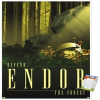 Star Wars: Endor - Pogledajte šumu RUSSELL WHASS Zidni poster, 14.725 22.375