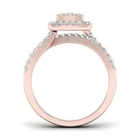 Imperial 3 4Ct TDW dijamantski prsten od 10k ružičastog zlata