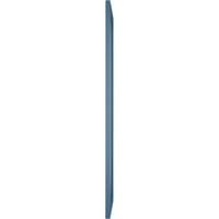Ekena Millwork 15 W 56 H True Fit PVC Jednostruka ploča riblje kosti u modernom stilu fiksne kapke za montiranje, boravak plava