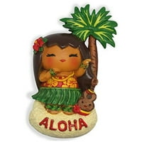 Ručno oslikano ostrvo Yumi Aloha magnet