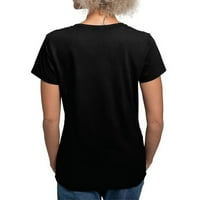 CafePress-Happy Yule T Shirt-ženska tamna majica sa V izrezom