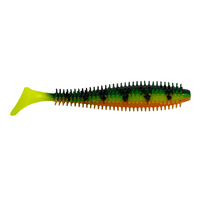 Salmo Spikey Shad Soft Bait Fishing Fire Tiger UV