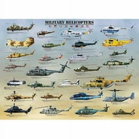 Vojni helikopteri 500-komadna slagalica