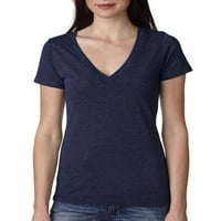 Ženska tri-Blend duboka majica sa V izrezom