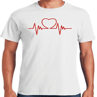 Grafička Amerika Valentinovo za Valentinovo za odmor Habing Heart Muška grafička majica