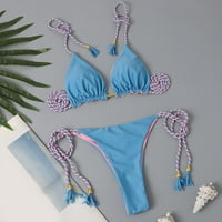 Ženski podesivi bikini grudnjak šorc Bikini čvrsti kupaći kostim Split kupaći kostim ljetna plaža odjeća
