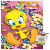 Looney Tunes - Tweety Bird - Power zidni poster sa push igle, 14.725 22.375