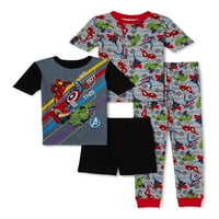 4-Dijelni Set Pamučnih Pidžama Za Dječake Avengers