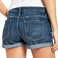 Žene Ljetne hlače Jeans High Squik Slim Hort hlače