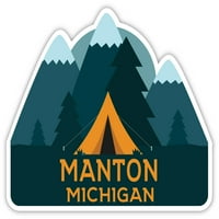 Manton Michigan Suvenir Frižider Sa Magnetom Za Kampiranje Dizajn Šatora