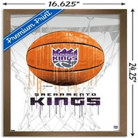 Sacramento Kings - Drip košarkaški zidni poster, 14.725 22.375