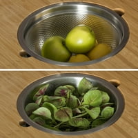 Radna stanica kuhinjski sudoper Ploča za posluživanje sa zdjelom za miješanje od nehrđajućeg čelika i