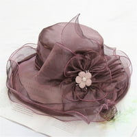Wendunide kašika šešica sunčani šešir ženski ženski kentucky fascinator mladenke za vjenčani šešir za čaj