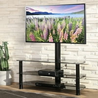 Okretna podna TV sa nosačem, podesiva visina 3-instalatna ploča Zabava za ugradnju za plazma LCD LED ravne