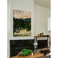 Travel Virginia slika Print na omotanom platnu