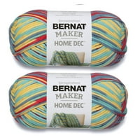 Bernat Maker Home decembar Fiesta Varg pređa od 250g 8.8 oz-pamuk-glomazna-dvorišta-pletenje Crochet