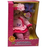 Moja slatka ljubav 14 lutka za bebe maggie, vruće ružičaste, afroamerikanci