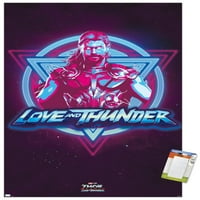 Marvel Thor: ljubav i grmljavina - Vaporwave zidni poster, 22.375 34
