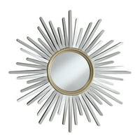 Zidno ogledalo od sunca i srebro
