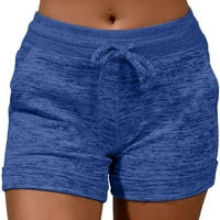 Ealey Casual kratke hlače za žene plus veličine Hlače pantalone za žene plavo m