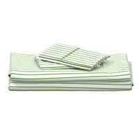 Plahte od pamuka, dvostruki Set-jednostavna zelena traka grafička linija trava minimalni Print prilagođena