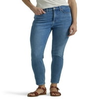 Lee ženske uske traperice visokog rasta sa visokom rastezljivom tkaninom