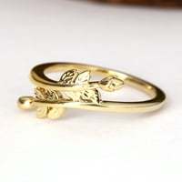 JewelersClub 14k zlato preko srebrnog lista prsten prijateljstva za žene