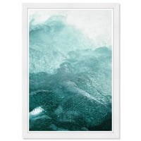 Wynwood Studio Prints Voda Teal nautički i obalni obalni zidni umjetničko platno Ispiši plavu teal 13x19