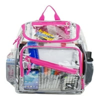 Eastport Unise Clear Top Učitavanje ruksaka, Pink mramorne tačke