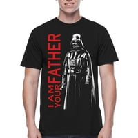 Star Wars najmračnija porodična Muška grafička majica