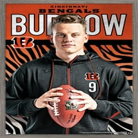 Cincinnati Bengals - Joe Burrow Pose zidni poster, 14.725 22.375 Uramljeno