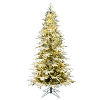 Vickerman 7,5 '48 od kamasa Fraser umjetno božićno stablo, topla bijela dura-lit® LED svjetla, PE PVC