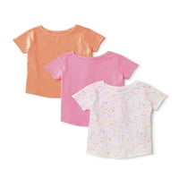 Garanimals djevojčice i male djevojčice čvrste i štampane majice
