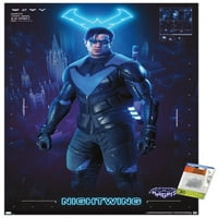 Comics Gotham Knights - Noćni zidni poster sa pushpinsom, 22.375 34