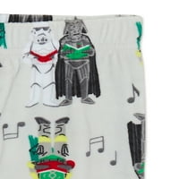 Star Wars dečaci i devojčice praznični set pidžame od flisa, 2 komada, veličine 12M-5T