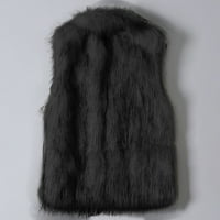 Absuyy zimski kaputi za žene - krznena jakna za toplu postolju Otvori prednji gornji odjeća