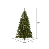 Vickerman 9,5 'Grand Teton Umjetna božićna polovina, neoblikovana - Fau Božićno drvce - sezonski unutarnji