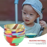 Posude za hranjenje dječjih posuda za rižu silikonske posude za pohranu posuda za začinjavanje djece