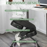 Ergonomska stolica za klečanje za rad u kućnoj kancelariji ublažavanje bolova u leđima, ispravljanje držanja