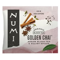 NUMI Organic Golden Chai Crna čajna torba, računati