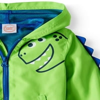Vjetarska jakna, majica kratkih rukava i jogger hlače, set outfit