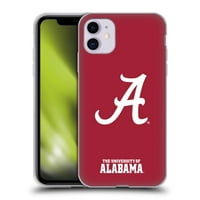 Dizajni za glavu Službeno licencirani univerzitet Alabama UA Univerzitet Alabame Plain Mekani gel Case kompatibilan sa Apple iPhone 11
